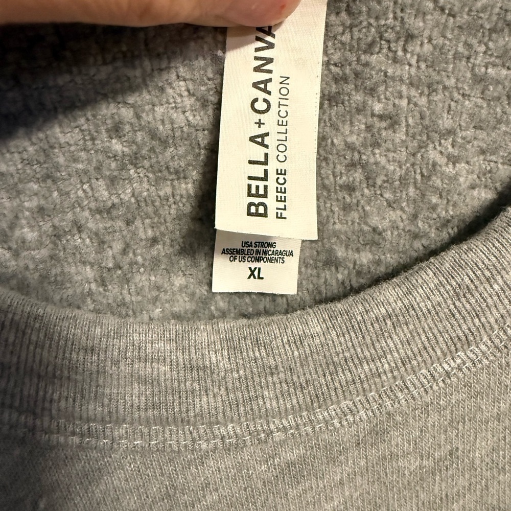 Bella Canvas Gray Sweatshirt - Picture 3 of 3